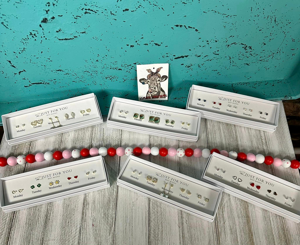 Day of The Week Earring Sets