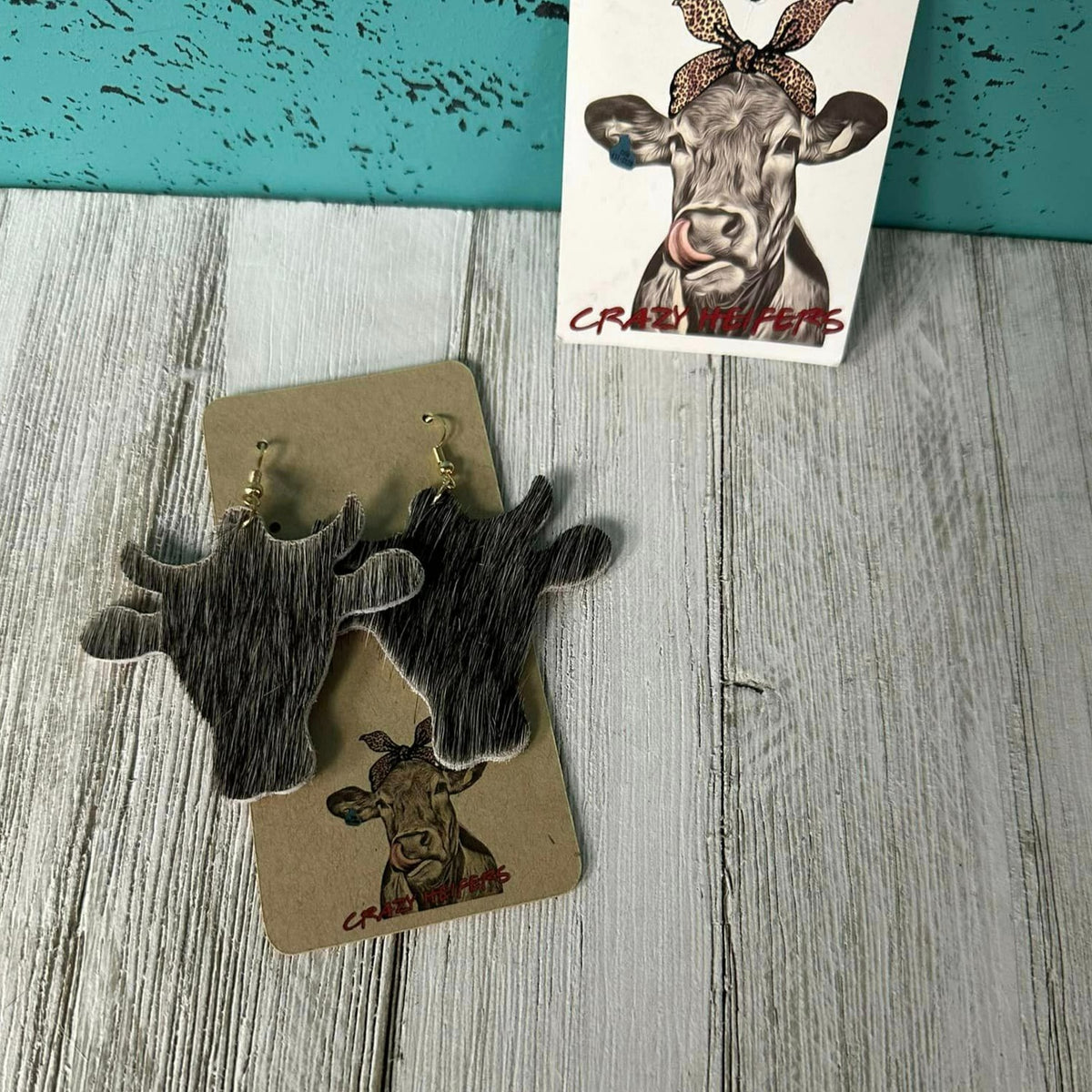 Cowhide Earrings