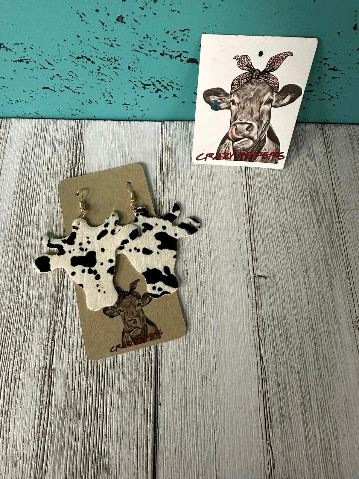 Cowhide Earrings