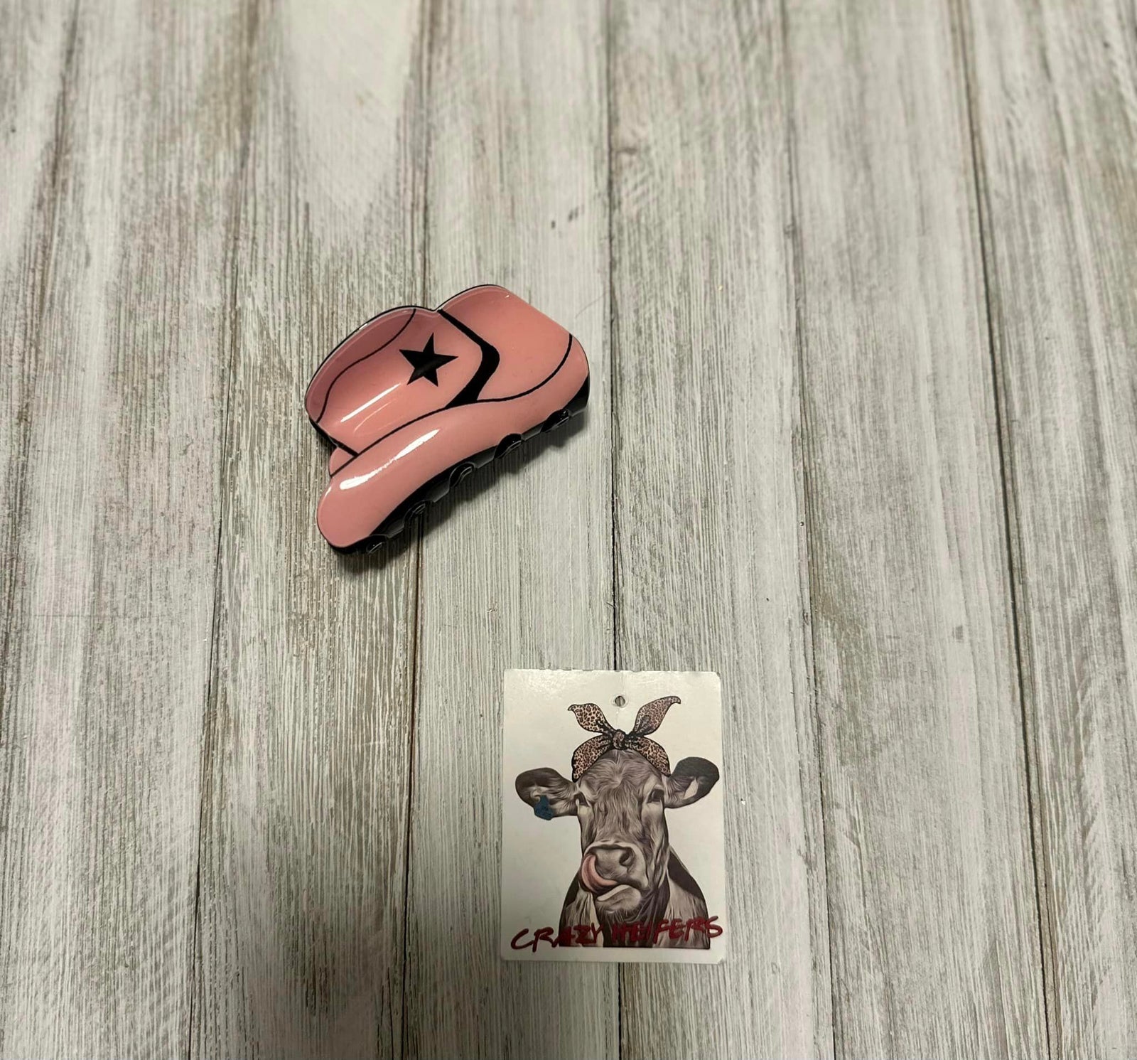 Cowboy Hat Hair Clips