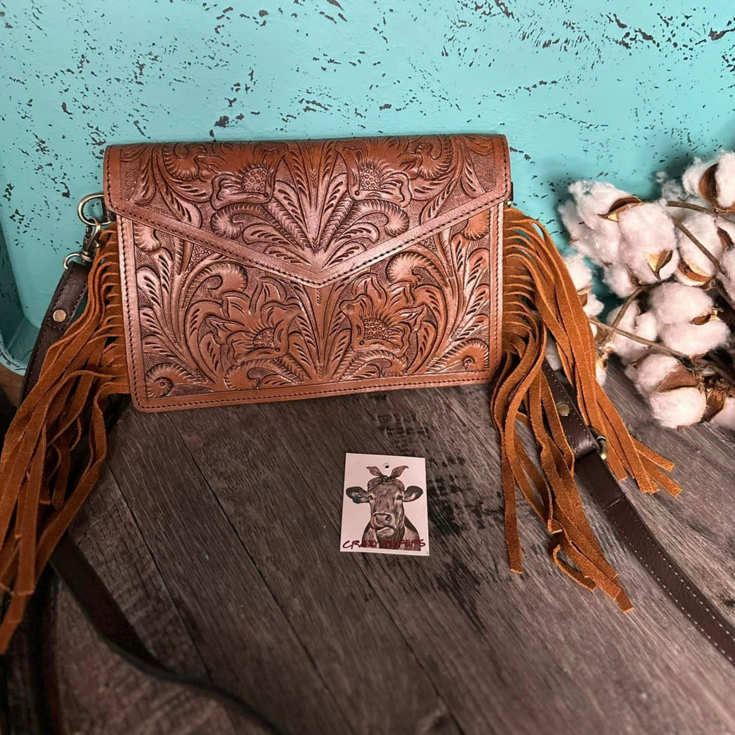 Henrietta Tooled Crossbody
