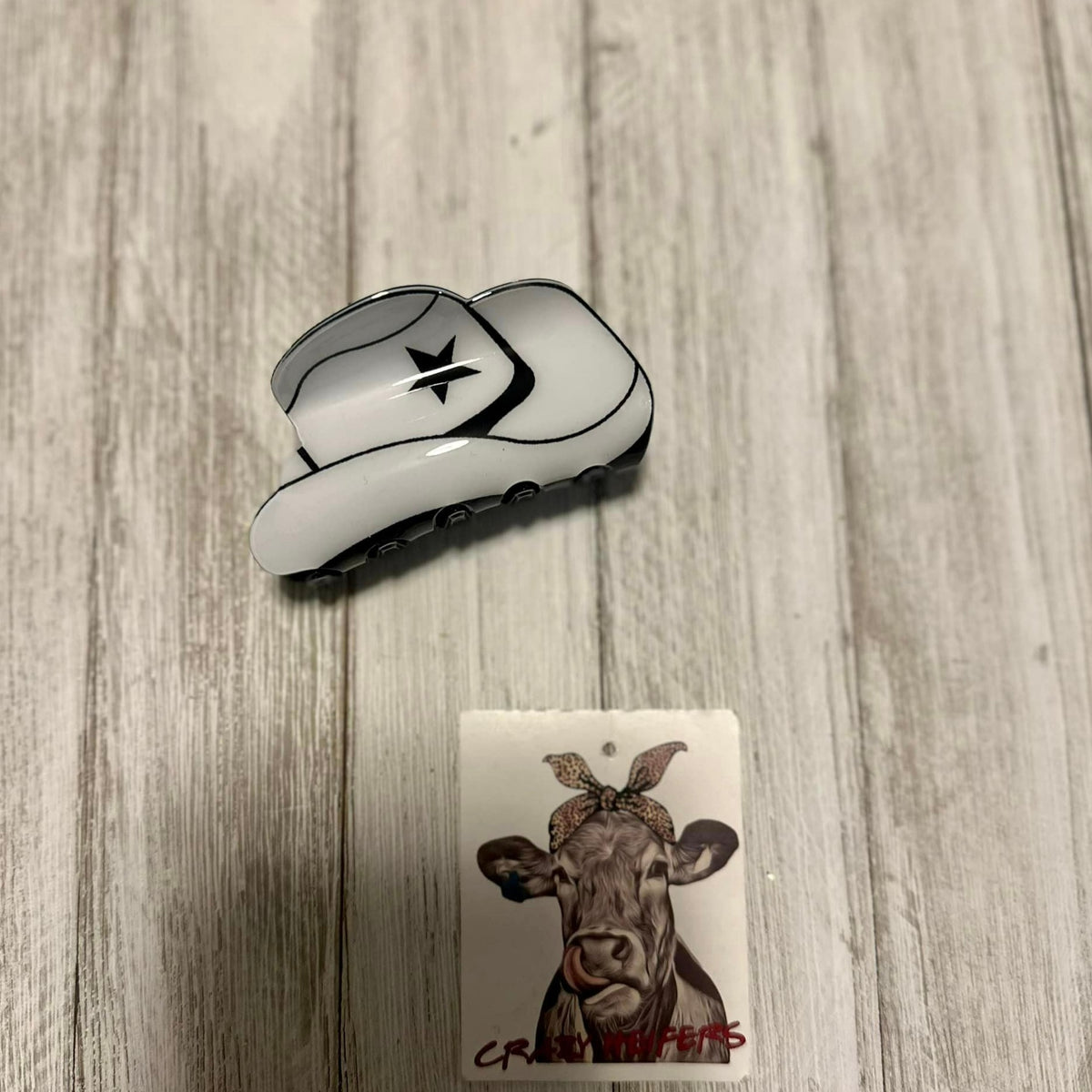 Cowboy Hat Hair Clips