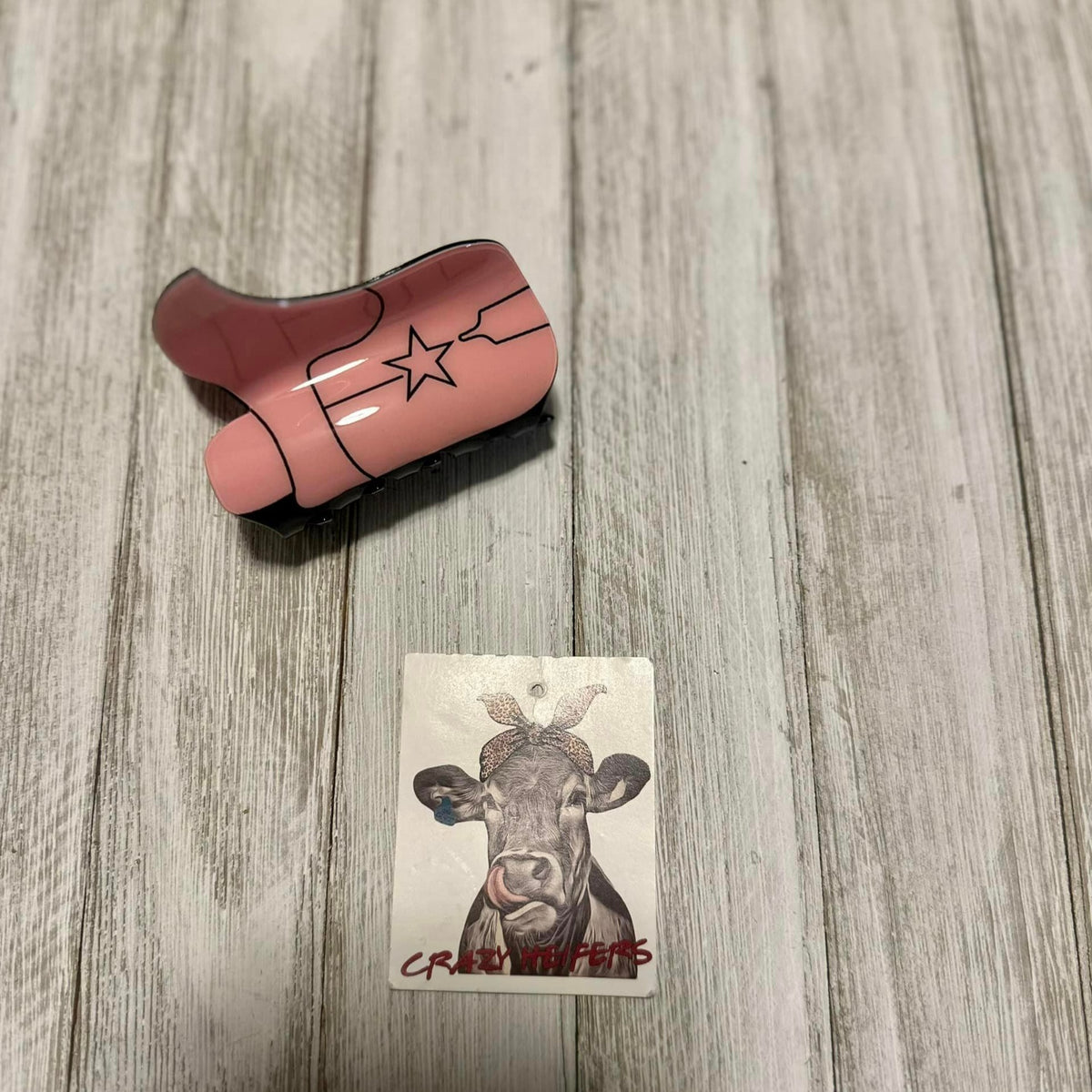 Cowboy Boot Hair Clips
