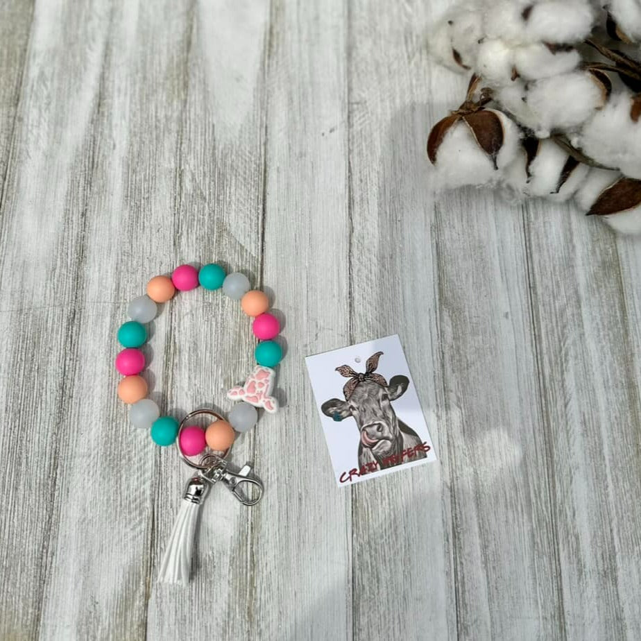 Cow Bangle Keychains