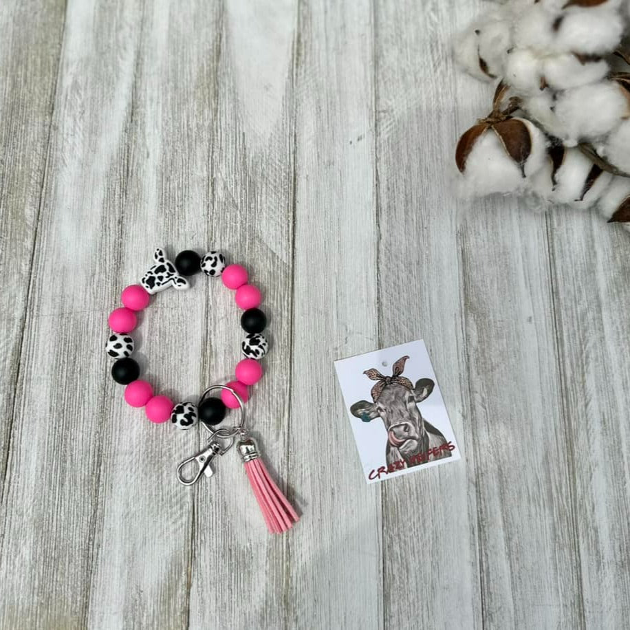 Cow Bangle Keychains
