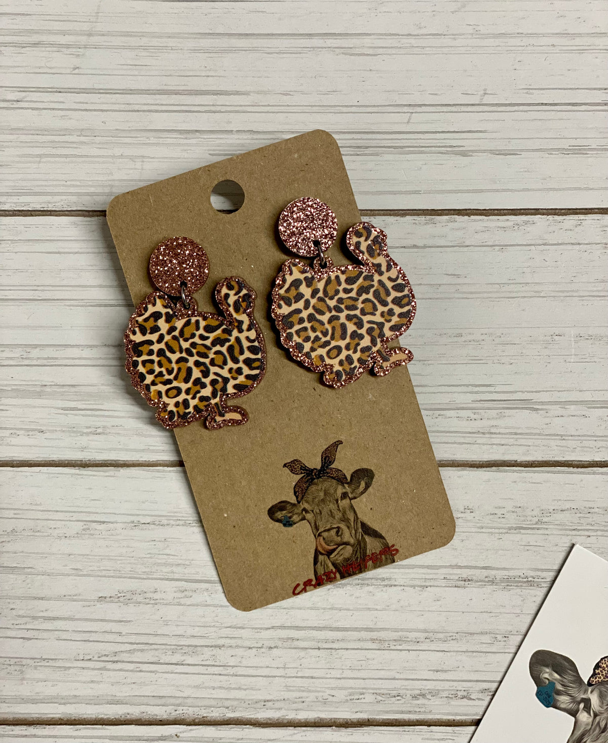 Leopard Turkey Earrings